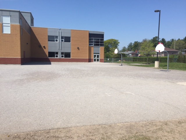 Site of the new addition